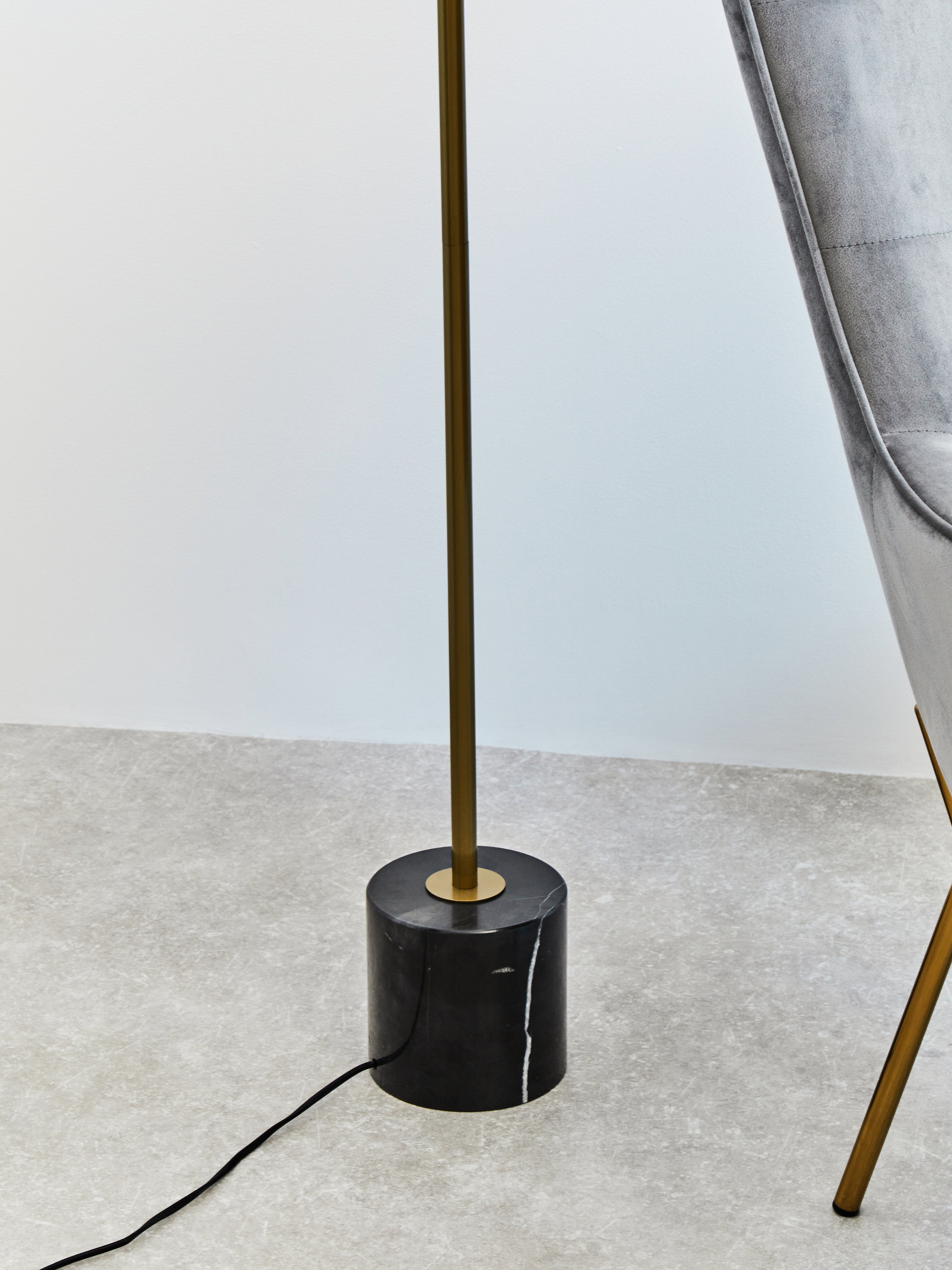 Kidston 2 Bulb Gold Finish Metal Floor Lamp